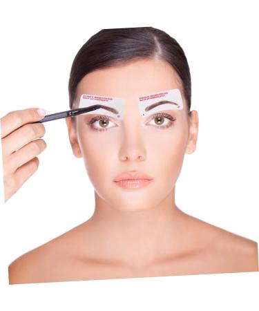 DRESSOOS 72pcs Eyebrow Stickers How to Draw Eyebrows Non-woven Fabric Hair Care Product Miss Make up - Buy Online on GoSupps.com