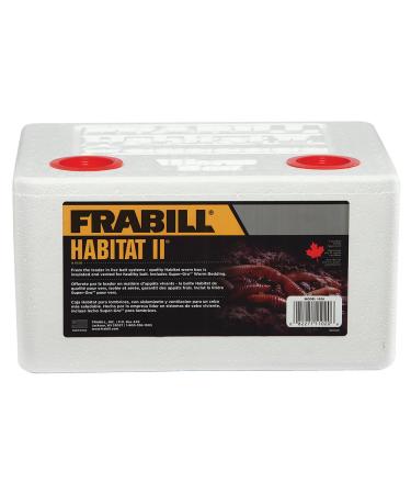Frabill Habitat Worm Storage | Premium Storage for Crawlers Habitat Ii