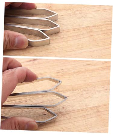 Angoily 3 pcs Kitchen Tweezers Set - Sloping Pointed Hair Tools for Bone & Fishbone Removal - Buy Online on GoSupps.com