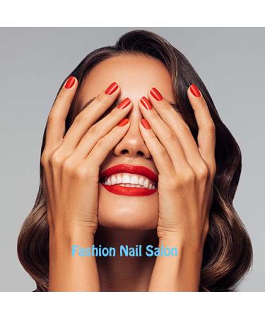 Nude Pink White French Tip Press on Nails - 24Pcs Reusable Coffin Design for Women - Perfect for Christmas - Buy Online on GoSupps.com