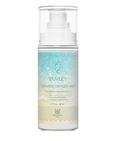 BUVLEY Ceramide Oxygen Face Mist | Low pH, Vegan, Cruelty Free | Hydrating Refreshing Soothing Facial Mist Spray with Antioxidants 2.7 Fl Oz