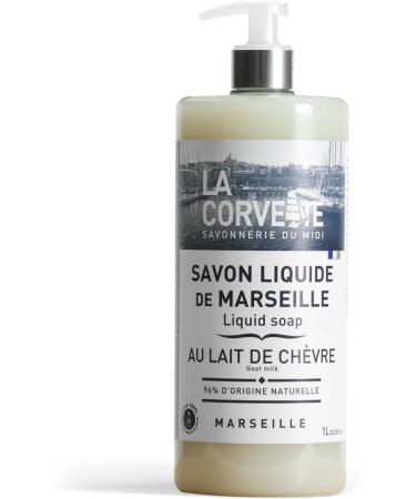 La Corvette - Liquid soap with goat's milk 1 litre - Buy Online on GoSupps.com