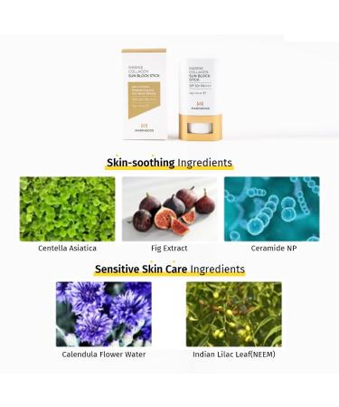 Marine Collagen Sun Stick SPF50 PA++++ 15g 0.5 oz. | Portable Daily Protection Moisturizing & Skin-Calming Non-Sticky Smooth Finish 0.53 Ounce (Pack of 1) - Buy Online on GoSupps.com