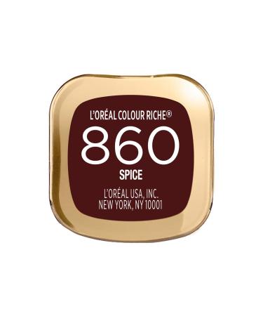 L'Oreal Paris Colour Riche 860 Spice Satin Lipstick - Hydrating Creamy Formula - Buy Online on GoSupps.com