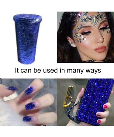 4200stk Dark Blue Nail Rhinestones - SS6-SS200 Flat Back K9 Glass Gems for Nail Art - Sparkling Charms for Stunning Designs - Buy Online on GoSupps.com