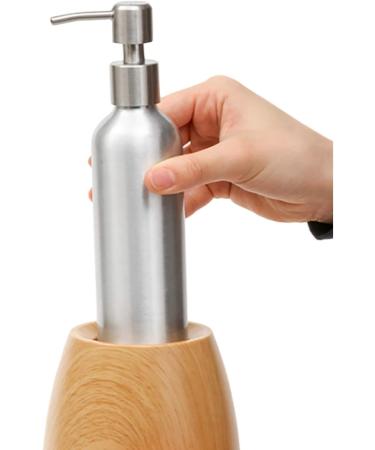 Empty Stainless Steel Container for Face 250ml Pump for Beauty Salons & Essential Oils | Etoh843 Elitzia ET31713 - Buy Online on GoSupps.com