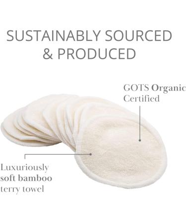Organic Reusable Makeup Remover Rounds | Eco-Friendly Cotton Toner Pads for Face | Gentle & Effective Reusable Cotton Pads - Buy Online on GoSupps.com