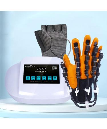 Self-Training Hand Function Rehabilitation Robot Gloves Hemiplegia Stroke Five-Fingers Training Equipment for Hand Dysfunction Patients (Right Hand Large)