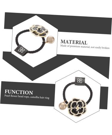 Beaupretty Pearl Flower Headband Tiara Hair Ribbons Hair Accessories for Girls Hair Rope Scrunchies Hair Ties Hair Ties for Girls Ponytail Holders Girls Hair Ties Classic Miss Alloy - Buy Online on GoSupps.com