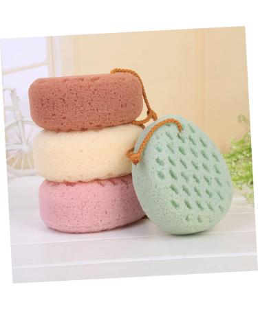 Angoily Loofah Bath Sponge Scalp Back Washer Sponge Face Scrubbers Cellulose Sponge Bath Scrubber Sea Sponge Bathing Back Scrubber Bathing Sponge Baby Sponge Man Pouf Clean - Buy Online on GoSupps.com