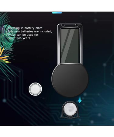 Buy Reptile Terrarium Thermometer Hygrometer - Digital LCD Temp & Moisture Meter with Suction Cup | Pet-Upboging Box (Black) - Buy Online on GoSupps.com