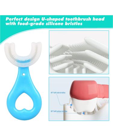 8 in 1 Baby Training Toothbrush Set - Food Grade Silicone, Extra Soft Bristles for Babies 1-4 Years - Infant to Toddler Oral Care Essentials - Buy Online on GoSupps.com