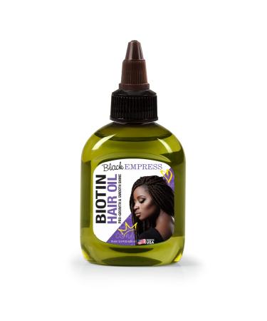 Black Empress Biotin Hair Oil 2.5 oz. - Smooth & Shine Pro-Growth Hair Oil