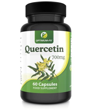 Quercetin 700mg Capsules Not Tablets High Strength Naturally High in Bioflavenoids 60 Capsules 1