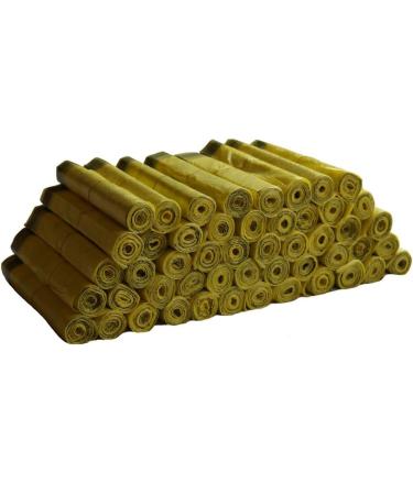 Premium Yellow Bags - 50 Rolls (650 Bags) | 15 m Thickness | International Shipping Available - Buy Online on GoSupps.com