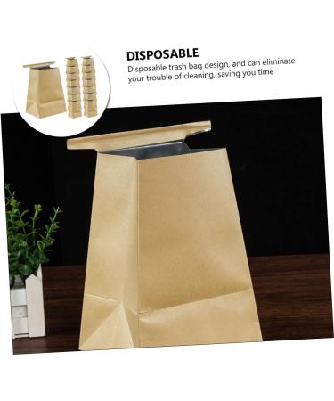 Sickness Vomit Bags - 45 Pcs, Travel Kraft Paper, Light Brown, Motion Sickness Relief - Buy Online on GoSupps.com