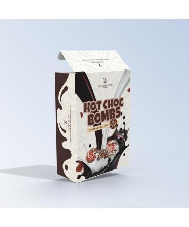 Christmas Hot Chocolate Bomb Gift Set for Kids - 6 Pack with Marshmallow & Candy - Individually Wrapped - Perfect Christmas Eve Box Filler - Melting Coco Balls - Kids Xmas Chocolate - Buy Online on GoSupps.com