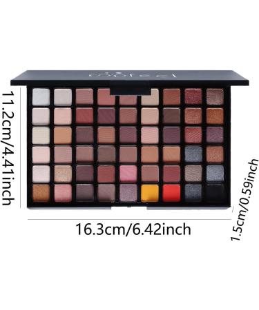 harayaa 54 Colors Eyeshadow Palette Cosmetics Kit Gift Enduring Professional Eye Makeup Palette Eye Shadow Palette for Women Beginners - Buy Online on GoSupps.com