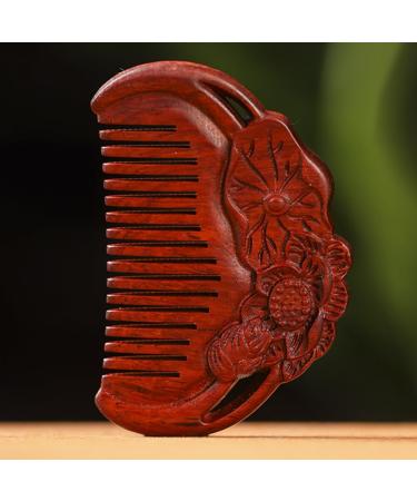 Fomiyes Wide Tooth Massage Comb - Sandalwood Scalp Massager & Hair Comb | Perfect Gift - Buy Online on GoSupps.com