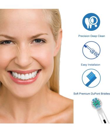 16 Packs Replacement Toothbrush Heads Compatible with Oral-B Electric Toothbrush Heads Refills Fits most Oral-B 7000/ Pro 1000/9600/500/3000/8000-Precision Clean - Buy Online on GoSupps.com