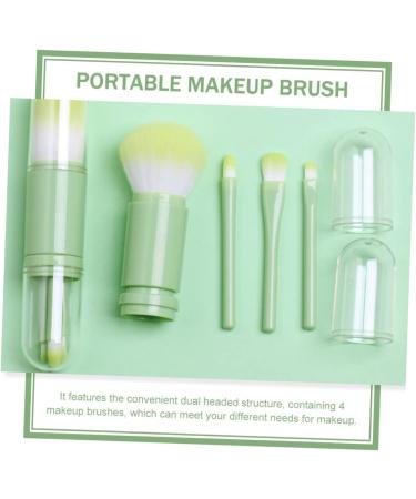 Angoily 3 Sets Telescopic Makeup Brush Girls Suit Makeup Loose Powder Brush Travel Kit for Women Dresser Tool Eyeshadow Brush Green Suits Eyebrow Eye Shadow Brush Artificial Fiber Portable - Buy Online on GoSupps.com