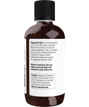 NOW Tea Tree Essential Oil 4oz - 100% Pure, Vegan Aromatherapy Oil - Buy Online on GoSupps.com