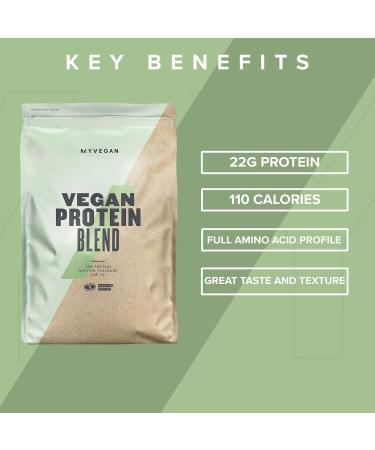 MyProtein MyVegan Protein Blend - 1kg (33 Servings) Strawberry Vegan Protein Powder with 5g BCAAs. Gluten-Free, Low Sugar, Plant Based Pea Protein - Great Tasting Strawberry Flavor - Buy Online on GoSupps.com