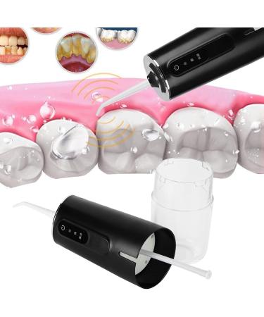 240ml Portable Oral Irrigator - Cordless Rechargeable Water Flosser with 3 modes | USB Waterproof Dental Floss Cleaner (Black) - International Shipping Available - Buy Online on GoSupps.com