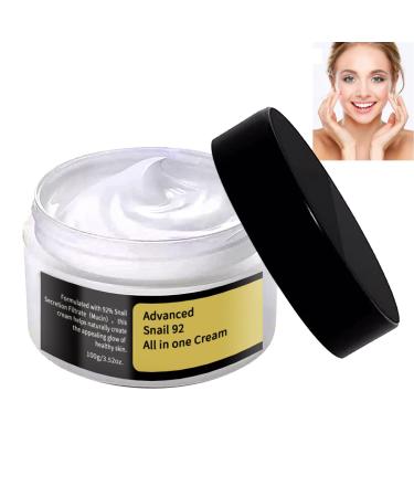 Snail Essence Cream Moisturizing Snail Mucin Secretion Filtrate Anti Wrinkle Moisturizing Facial Cream Facial Moisturiser Anti Aging Skin Care Anti Wrinkle Moisturizing Facial Cream 100g