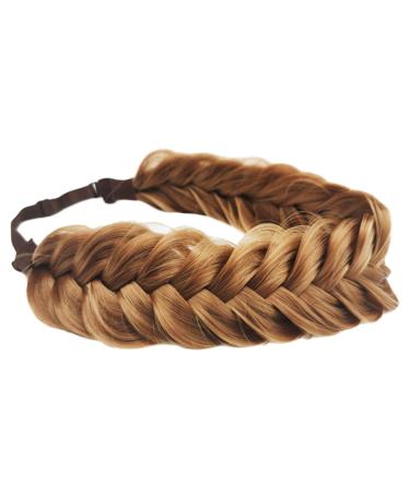 Fashion wig headband braided headband hair band fashion hair extension braided headband for girls dress up every day save time