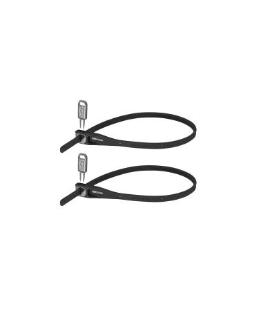 Hiplok Bike Lock's Z LOK Armoured Security Tie & Bike, Twin Black, Pack - Buy Online on GoSupps.com
