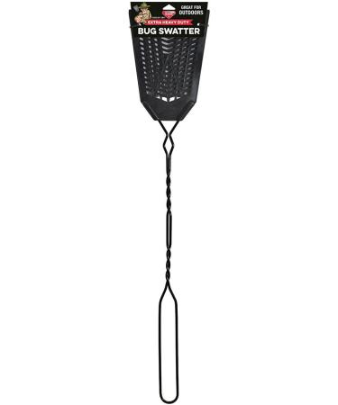 Enoz Swat Flyswatter 3-Pack - Extra Heavy Duty Bug Swatter with Metal Handle in Black - Buy Online on GoSupps.com