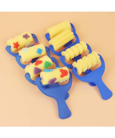 STOBOK Drawing Sponge Roller Brush Set for Kids - 8 Piece Graffiti DIY Tool Kit - Buy Online on GoSupps.com
