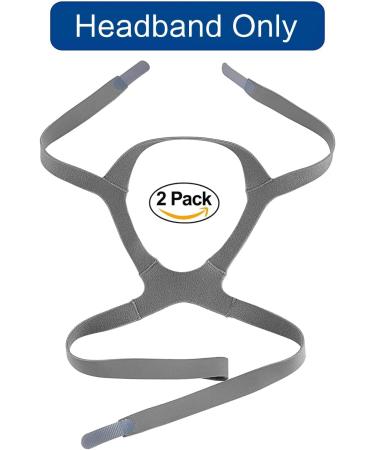 ResMed Nasal F20 N10 Replacement Headgear Strap - 2 Pieces, Adjustable Headband for Adult Ventilator Mask - Buy Online on GoSupps.com