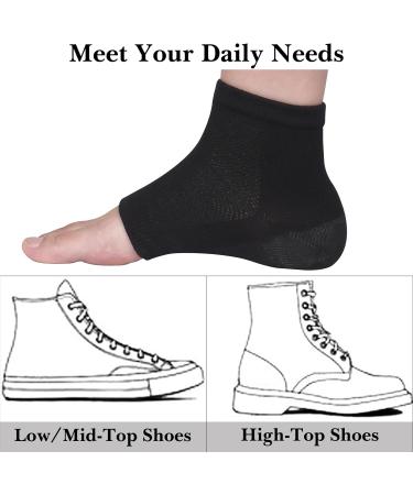 Linkidea Height Max Socks - 1.8 Inch Invisible Shoe Lift Insoles for Men & Women | 4.5cm Black Heel Pads - Buy Online on GoSupps.com