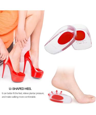 Buy Pudsirn Silicone Gel Plantar Fasciitis Inserts - Heel Pain Relief Bone Spur Support Transparent Unisex Size S 3 Pairs in 3 Colors | International Shipping Available - Buy Online on GoSupps.com