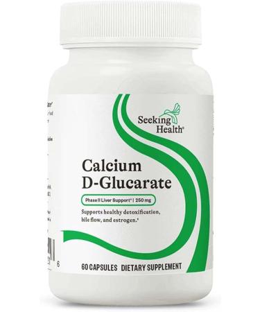 Seeking Health Calcium D-Glucarate 250 mg Supports Healthy Detoxification Processes Supports Cellular Health and Inflammatory Responses Vegetarian (60 Capsules)*