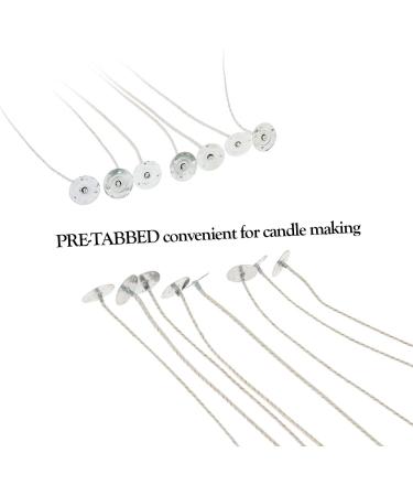 100pcs/lot Candle Wicks Coated with Natural Soy Wax - Low Smoke, Cotton Threads Woven with Paper - Candle DIY Supplies (8 inch) - Buy Online on GoSupps.com