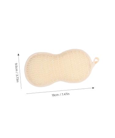 MERRYHAPY Cotton Linen Bath Towel & Exfoliating Sponge - Premium Bath Scrubber for Luxurious Spa Experience - Buy Online on GoSupps.com