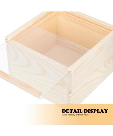 Lurrose Cotton Storage Box for Nail Wiping - Clear Container with Lid for Cotton Pads & Nail Polish Remover - Perfect Cosmetics Organizer - Buy Online on GoSupps.com