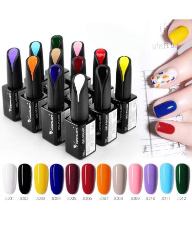 VENALISA 15ml Pure White Gel Nail Polish - Soak Off UV LED for DIY Nail Art & Manicure | Perfect for Home & Salon Use - Buy Online on GoSupps.com