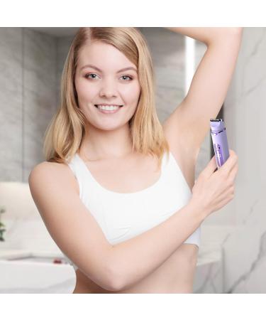 Leg hair removal for women doublehead armpit hair removal device electric armpit hair cleaning device women bikini hair removal trimmer Purple - Buy Online on GoSupps.com
