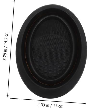 DOITOOL Cleanser of Makeup Brush Makeup Brush Scrubber Pad Foundation Brush Cleaner Pad Make up Kit Silicone Brush Washing Bowl Makeup Brush Cleaner Mat Silica Gel Makeup Pad Beauty Egg - Buy Online on GoSupps.com