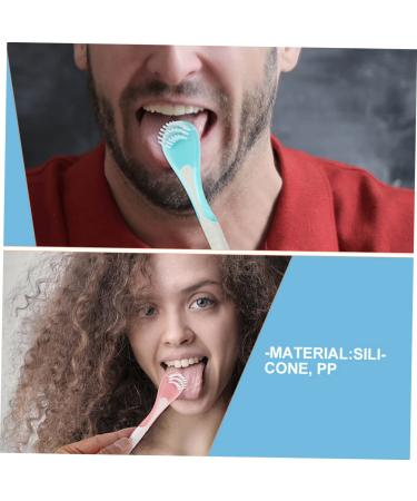 FRCOLOR 3pcs Cleaning Brush Set - Tough Metal Scraper & Versatile Oral Care Tools for Adults & Kids - Portable & Assorted Colors - Buy Online on GoSupps.com
