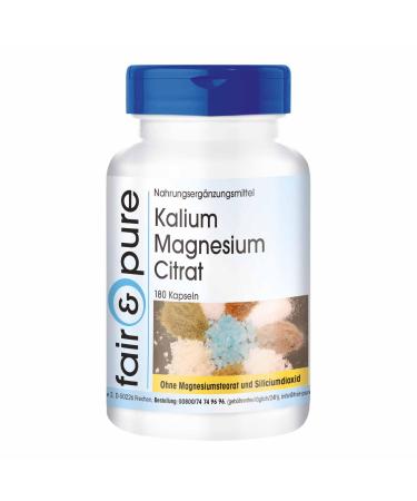 Fair & Pure - Potassium-Magnesium Citrate - vegan - 180 capsules - essential minerals