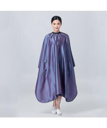 Waterproof Hair Cutting Cape for Salon & Barber - Purple Stretch Design - Buy Online on GoSupps.com