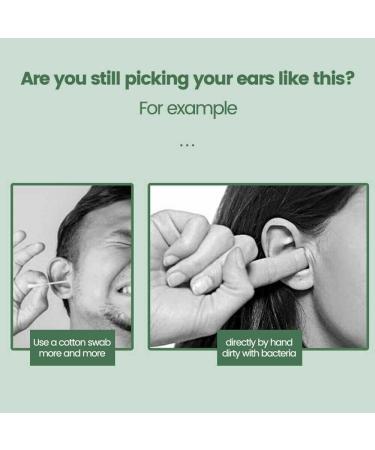 Ear Cleaning Tool Kit - 3 Spiral Spoons for Ear Wax Removal (Green, Black, Purple) - Buy Online on GoSupps.com