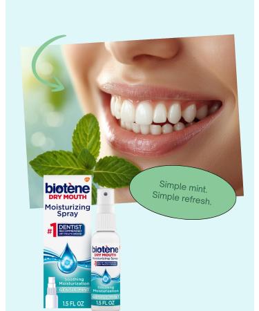 Pack of 1: Moisturizing Mouth Spray Gentle Mint Flavor 1 fl oz | Fresh Mint Refreshment for Everyday Use - Buy Online on GoSupps.com