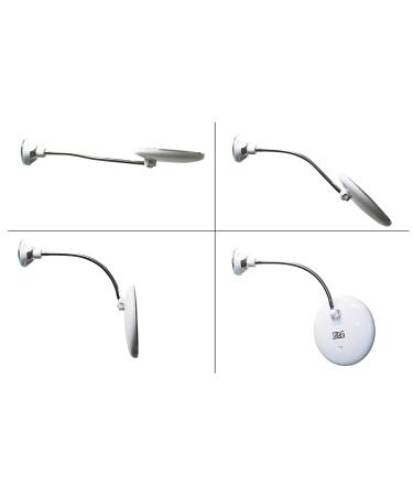 JiBen 10X Magnifying Makeup Mirror with LED Light, Power Locking Suction Cup, 360 Swivel - Portable and Cordless for Home & Travel - Buy Online on GoSupps.com