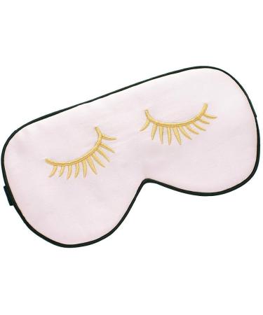 townssilk Pink Pattern Silk Sleep Mask - Adjustable Strap, Super Soft Eye Mask for Ultimate Comfort and Sleep Aid - Buy Online on GoSupps.com